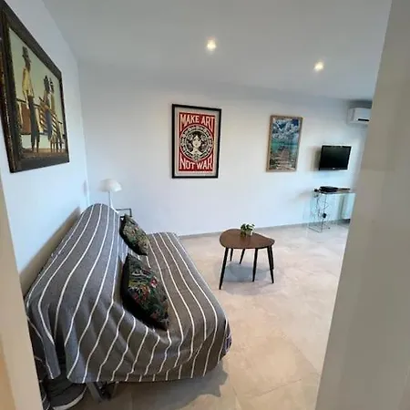 Apartman Beautiful Juan Les Pins Studio Apt With Pool Access Antibes
