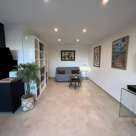 Beautiful Juan Les Pins Studio Apt With Pool Access Apartman *